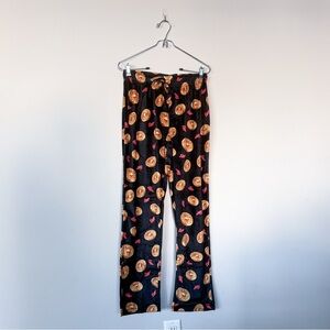 3/$20⚡️ Kellogg's Eggo Waffle Print Drawstring Waist Pajamas Pants Size M Fleece